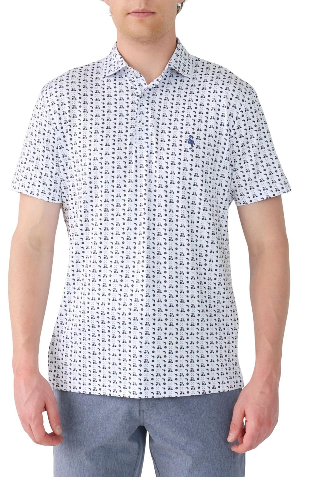 Tailorbyrd Men's Golf Carts Performance Polo Shirts