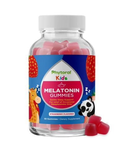 Phytoral Melatonin Gummies Kids, Strawberry, 60ct
