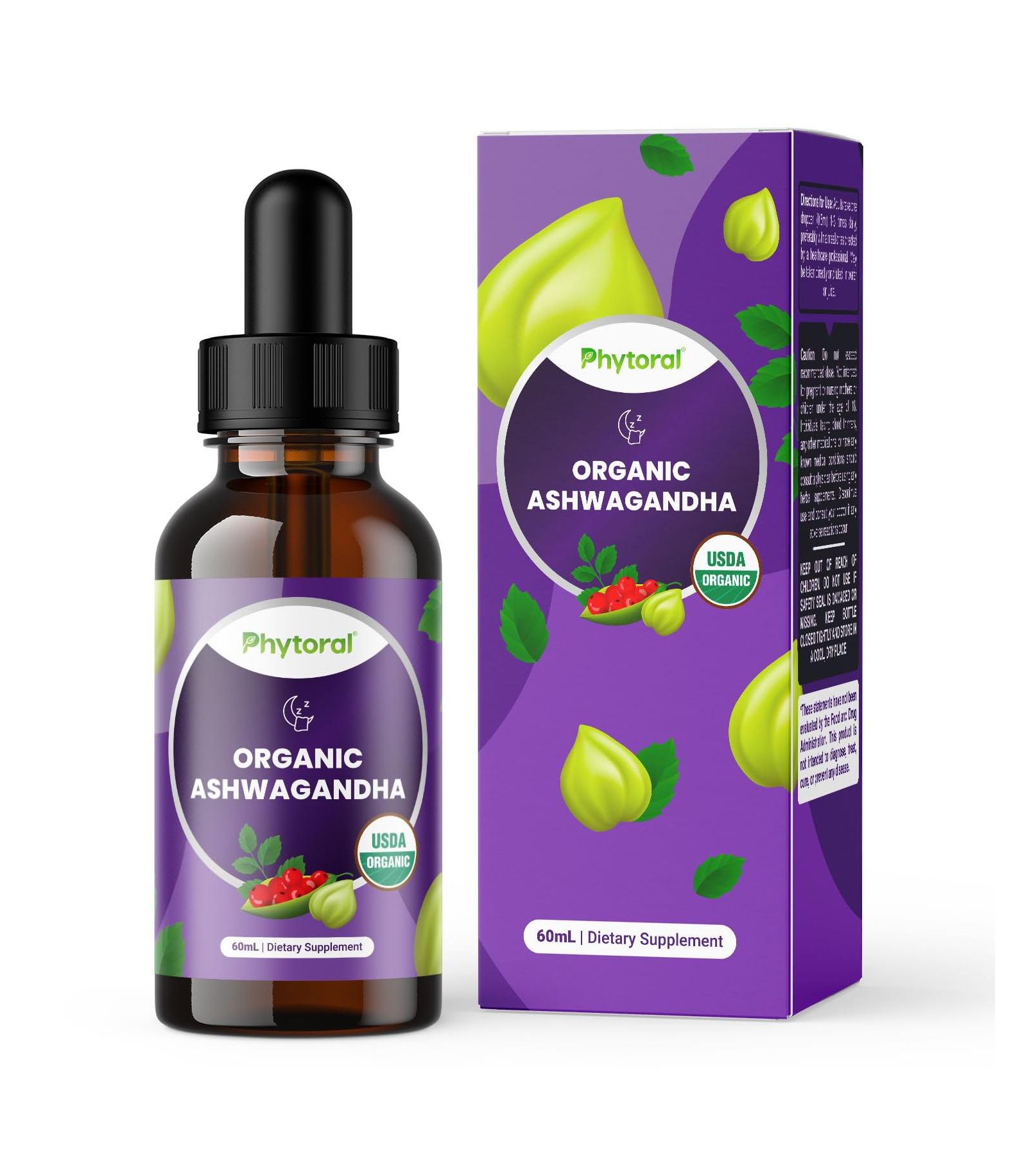 Phytoral Ashwagandha Liquid, 2oz