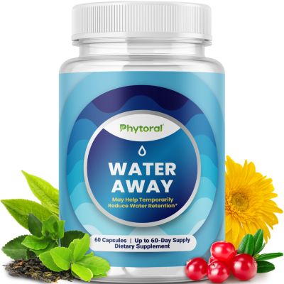 Phytoral Natural Diuretic Water Away Capsules, 60ct