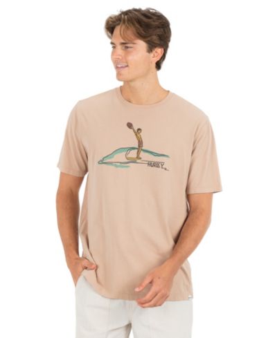 Hurley Мужская футболка Regular-Fit с круглым вырезом