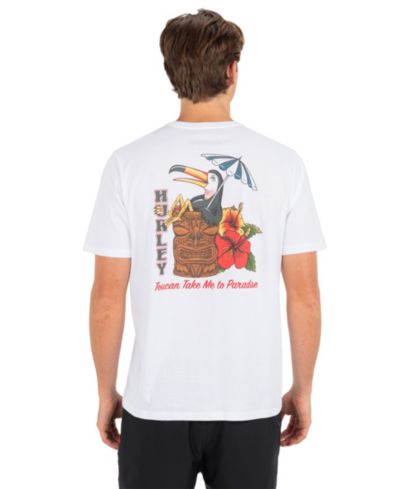 Hurley Men's Sippin On Paradise Short-Sleeve T-Shirt