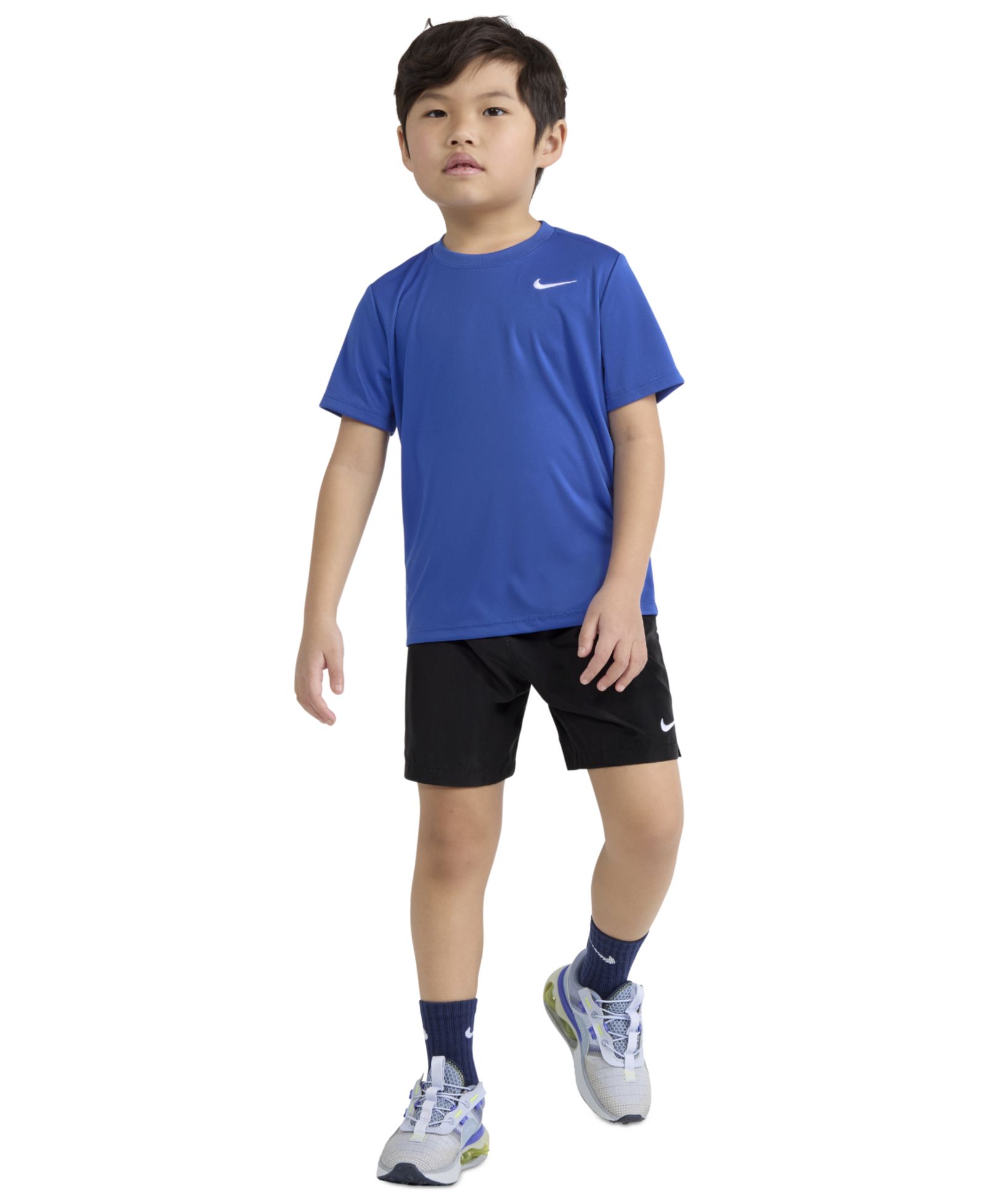 Nike Boys' 4-7 Crewneck T-Shirt and Woven Shorts, 2-Piece Set