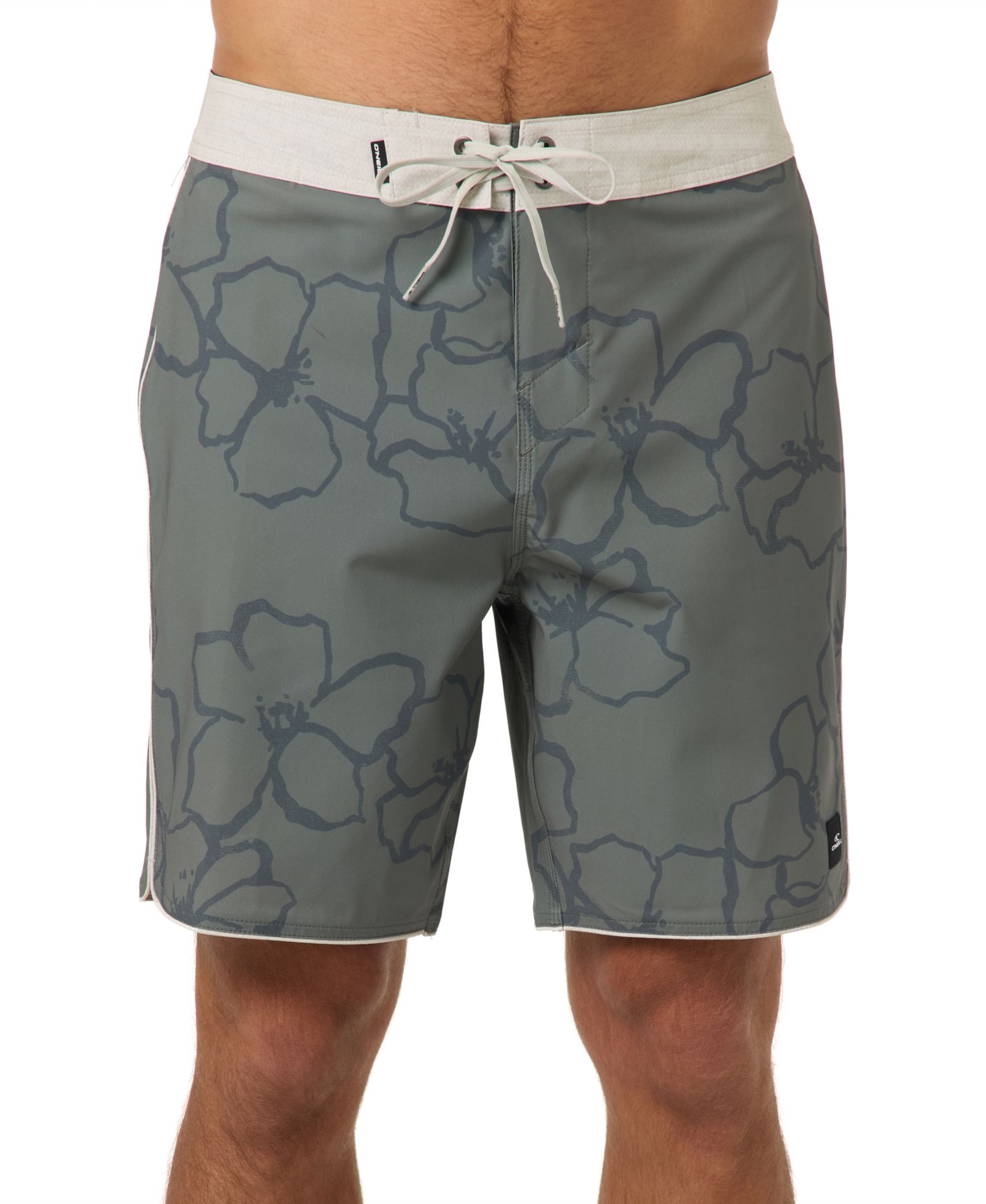 O'Neill Men's Hyperfreak Mysto Scallop Regular-Fit Board Shorts