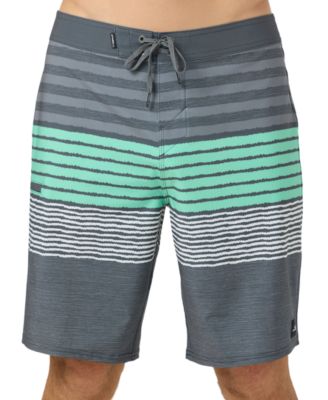 O'Neill Men's Hyperfreak Heat Striped Swim Board Shorts