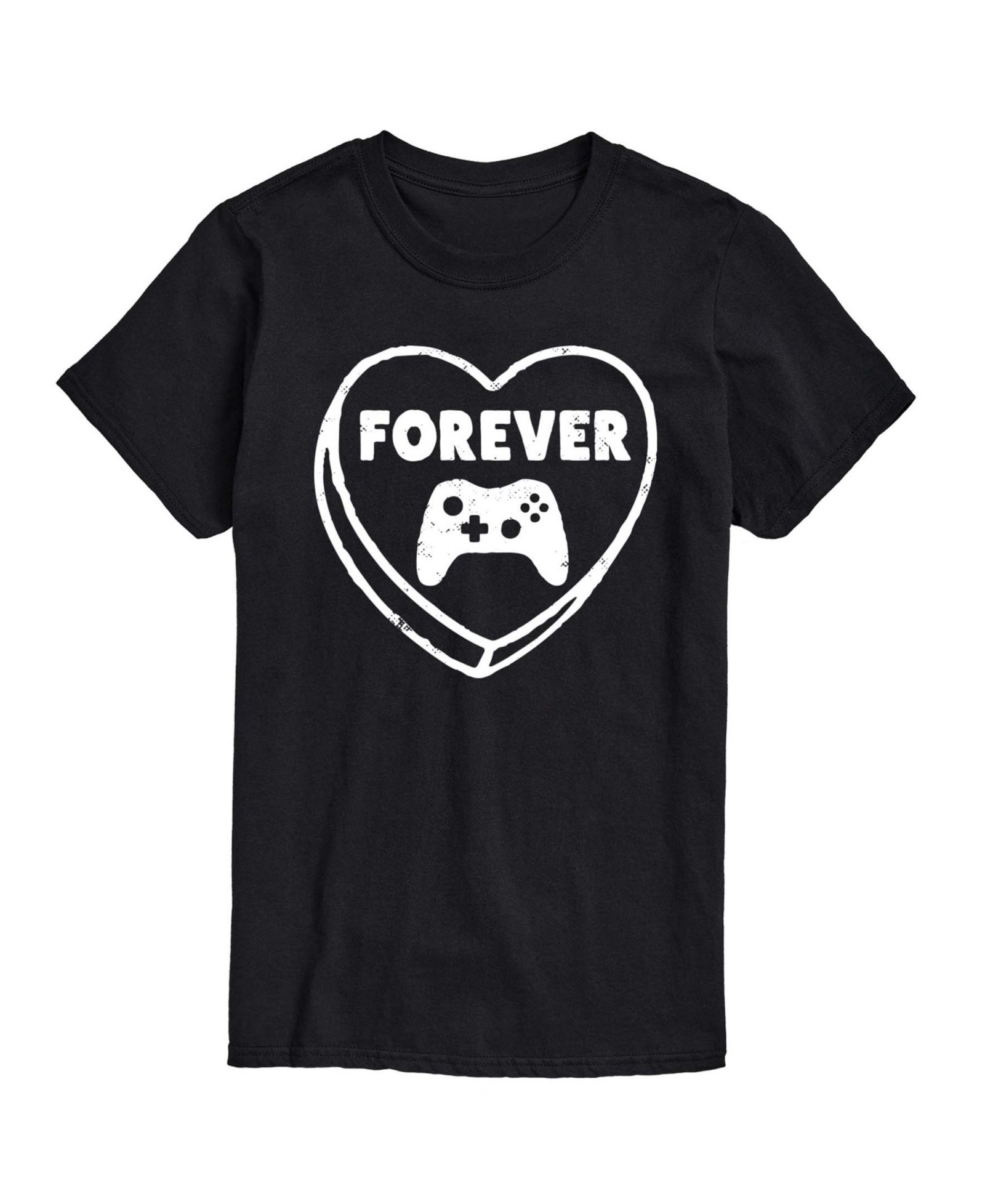 Футболка AIRWAVES Мужская с принтом Forever Heart Video Games, с коротким рукавом