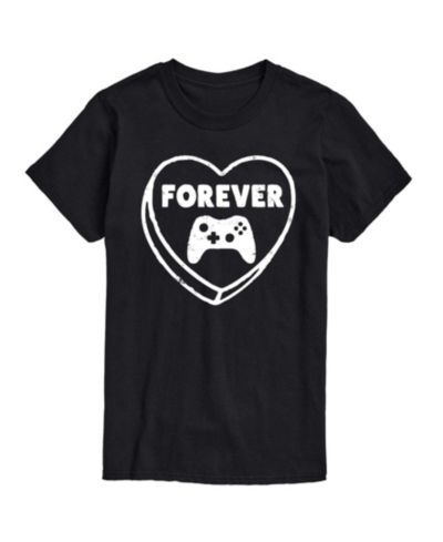 Футболка AIRWAVES Мужская с принтом Forever Heart Video Games, с коротким рукавом