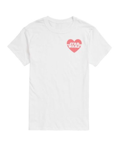 AIRWAVES Мужская футболка с коротким рукавом и принтом Star Wars Valentines Heart