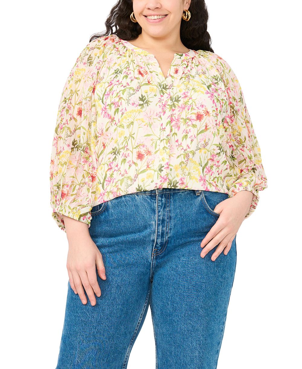 Vince Camuto Plus Size Топ с V-образным вырезом