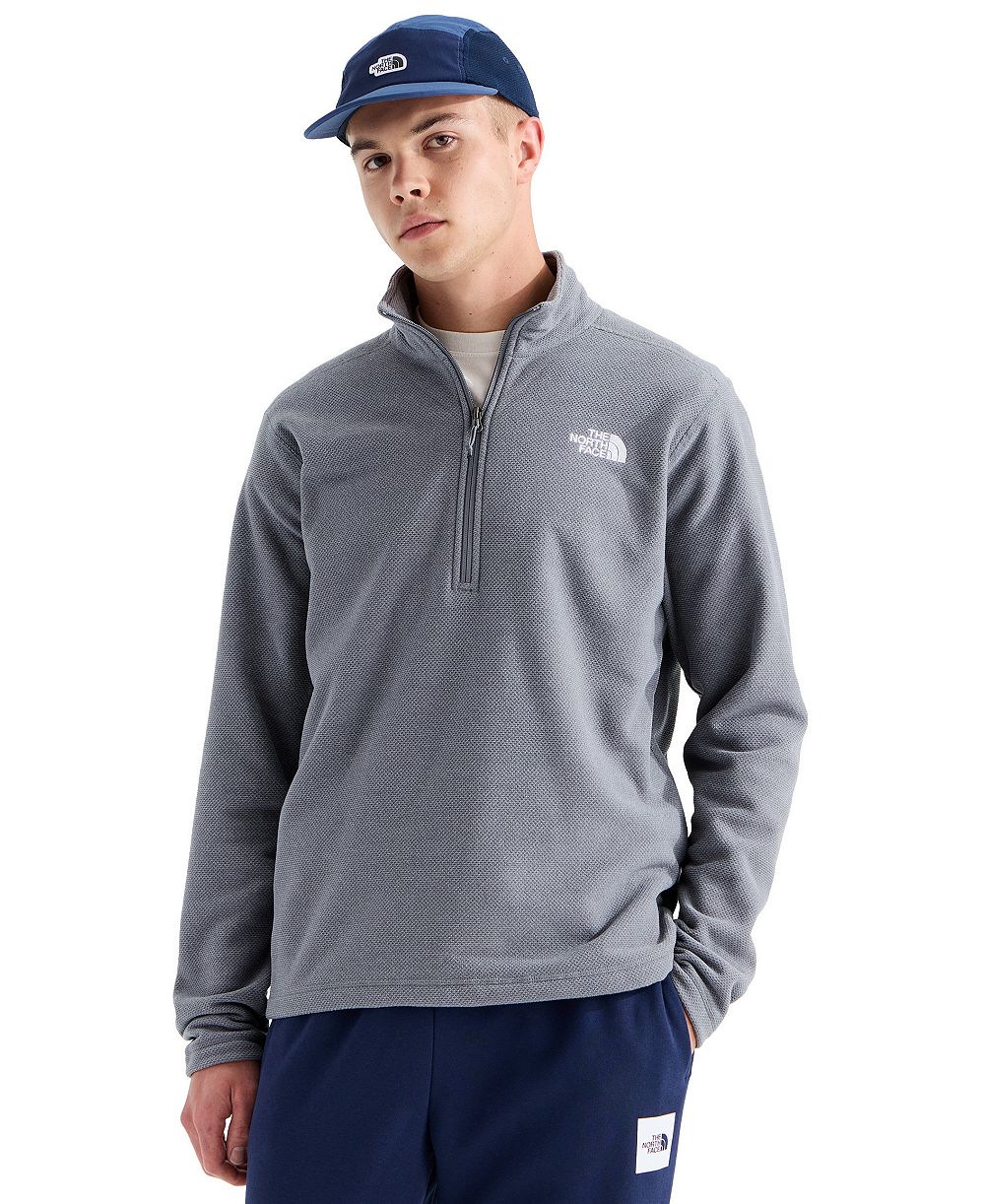 The North Face Men's Textured Cap Rock Quarter-Zip Sweatshirt