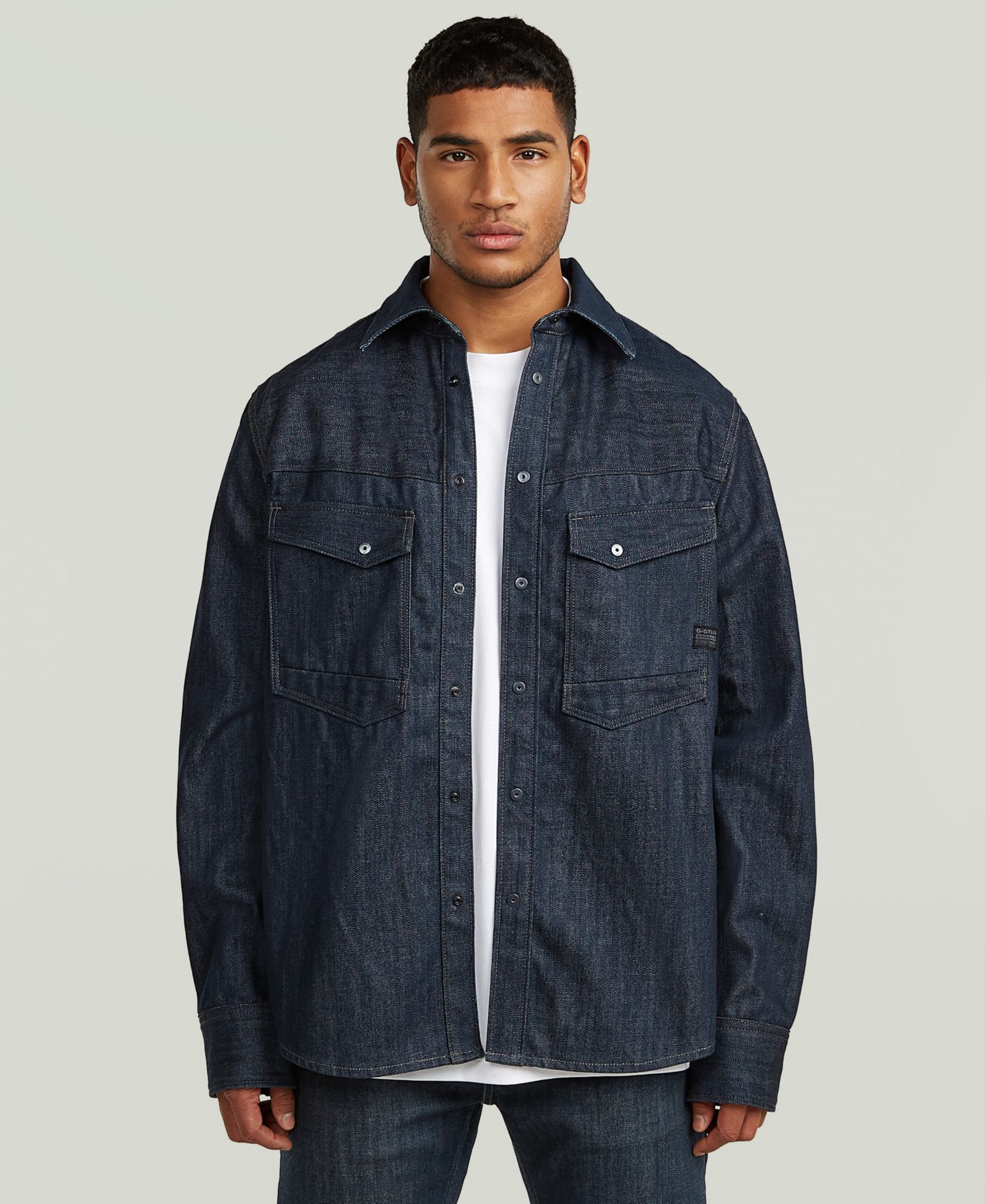 G-Star Raw Men's Dakota Regular Collared Overshirt