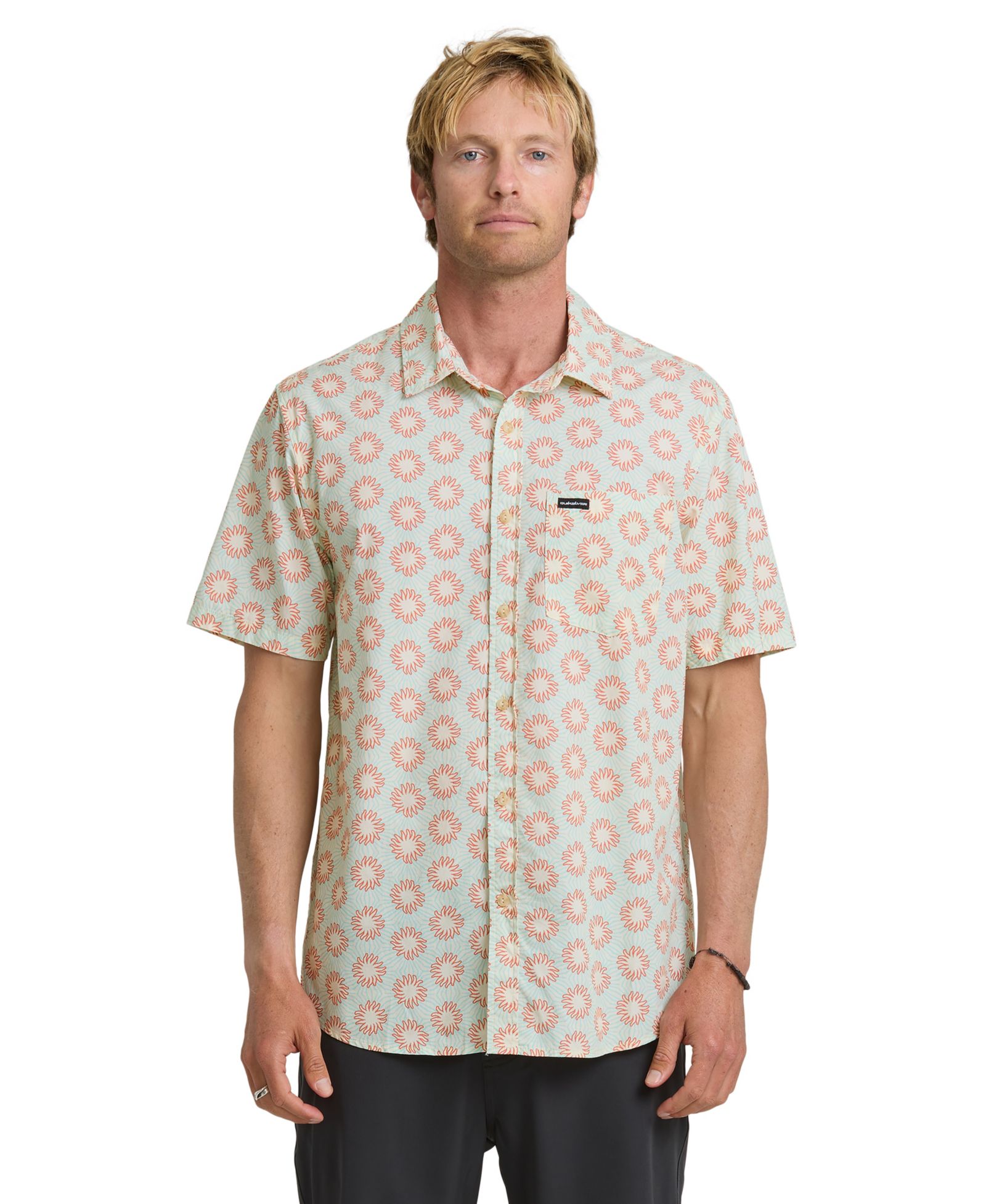 Мужская рубашка Quiksilver Ocean Mayhem Classic Short-Sleeve