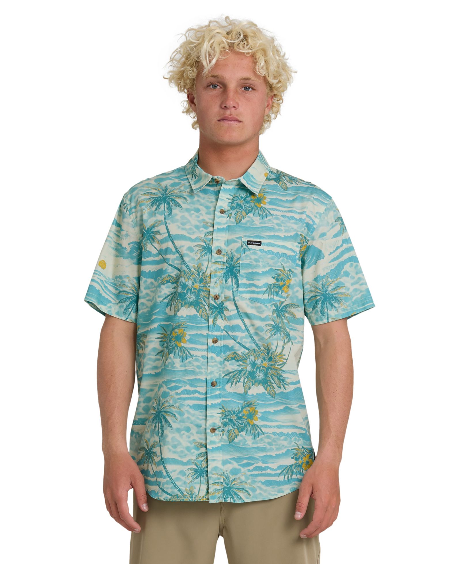 Мужская рубашка Quiksilver Sundown Classic с коротким рукавом