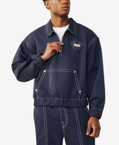 Мужская куртка True Religion Big T Quarter-Zip Popover Jacket