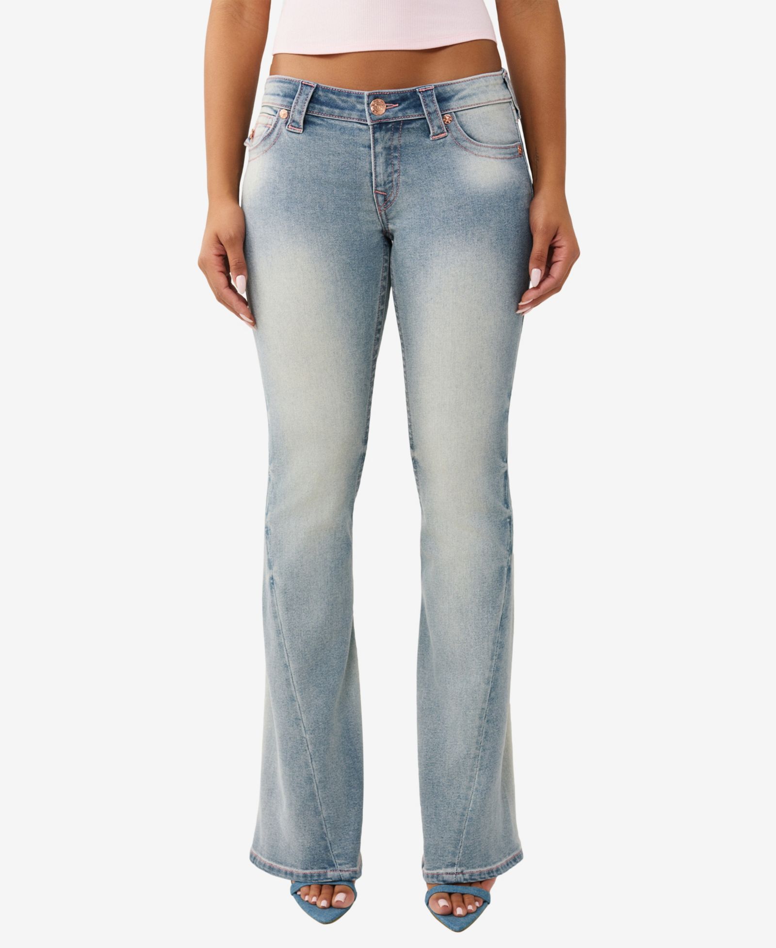Джинсы True Religion Women's Joey Low-Rise Flare Flap