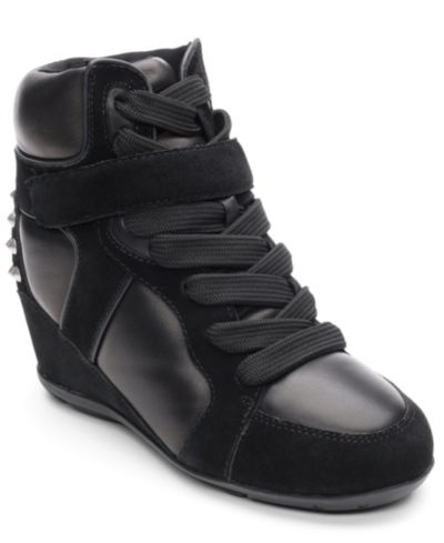 Женские кеды на платформе ASH Bopster Lace-Up Wedge