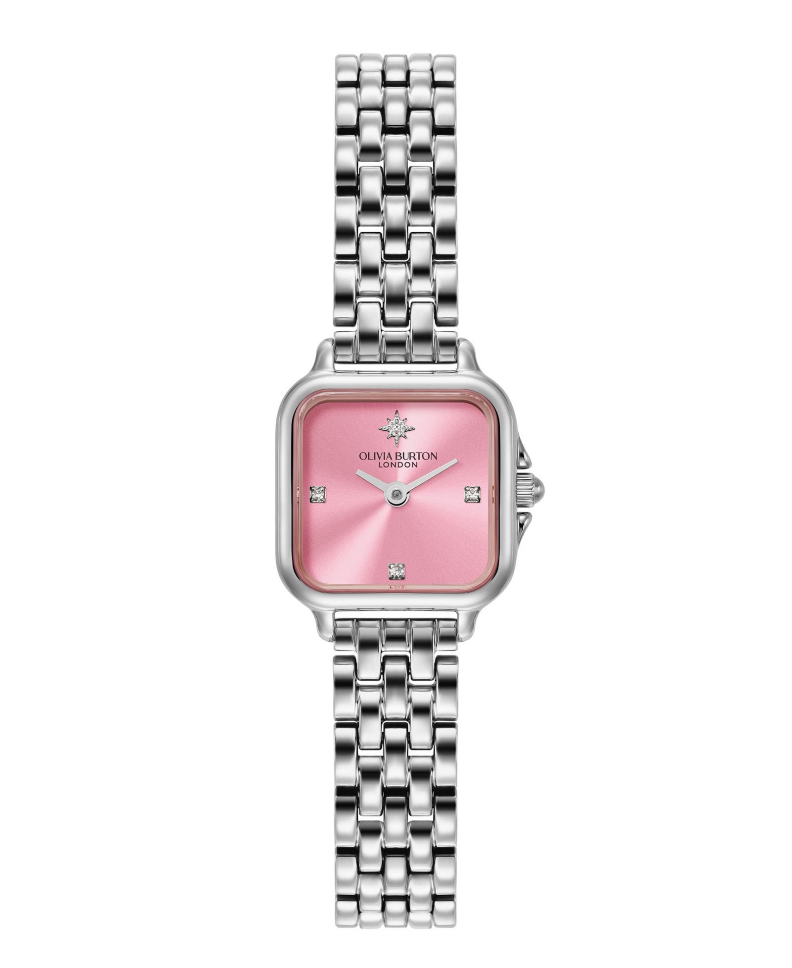 Olivia Burton Женские наручные часы-браслет из нержавеющей стали Silver Tone, 20mm