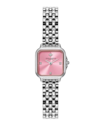 Olivia Burton Женские наручные часы-браслет из нержавеющей стали Silver Tone, 20mm