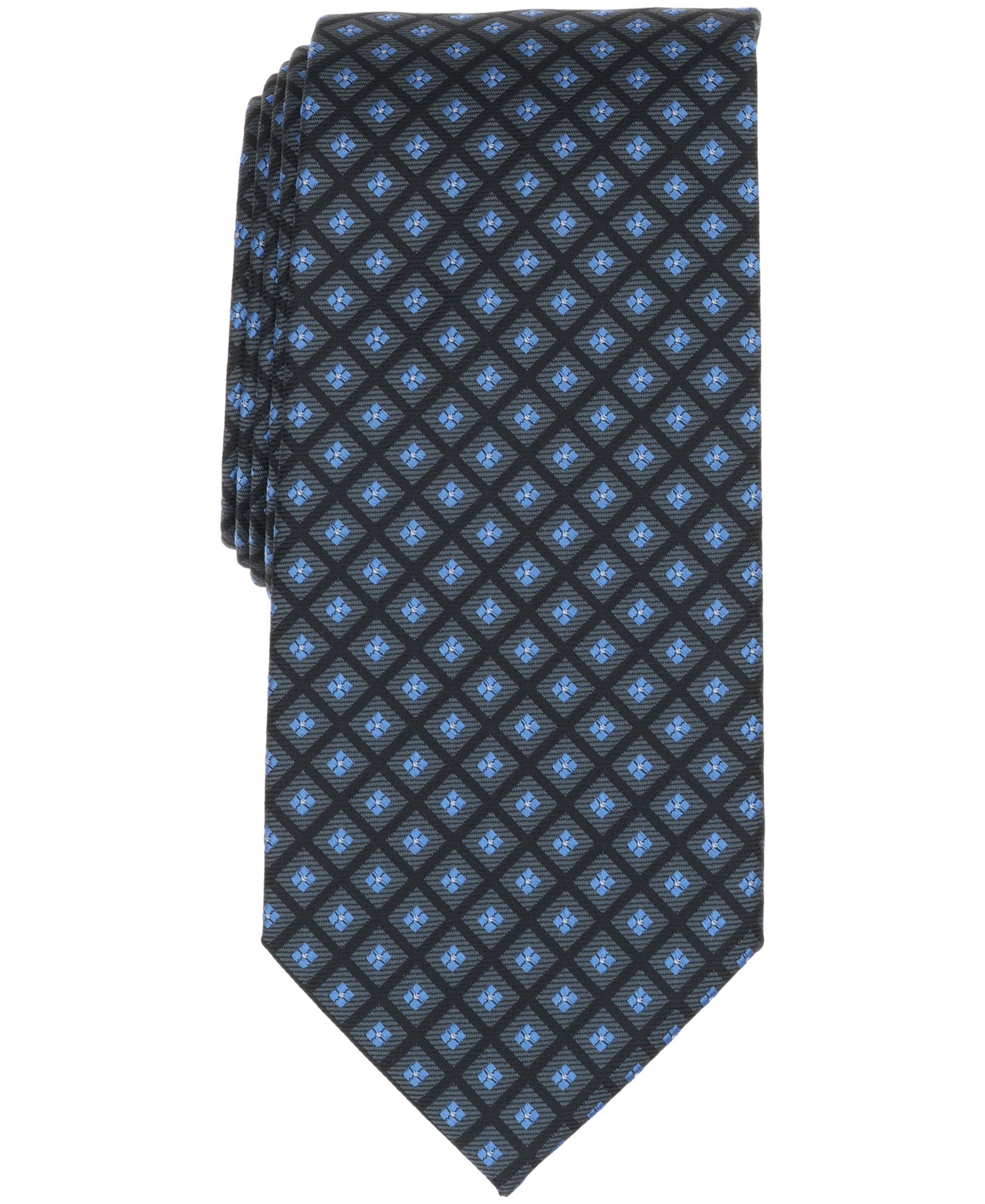 Club Room Men's Rosyln Geometric Pattern Tie, Macy's Exclusive