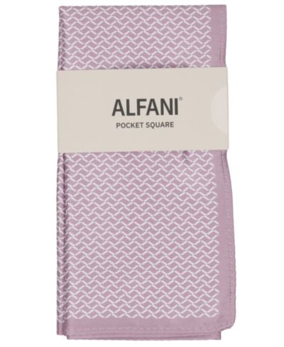 Alfani Men's Mason Geometric Pattern Pocket Square, Macy's Exclusive