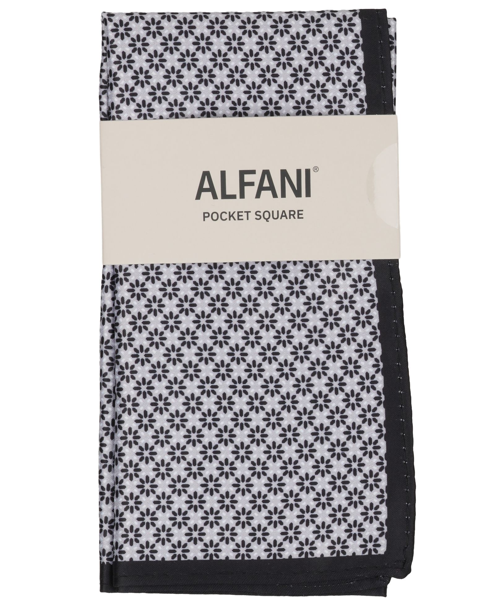 Alfani Men's Wells Geometric Pattern Pocket Square, Macy's Exclusive