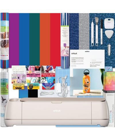 Cricut Maker 4 Smart Cutting Machine Ultimate Sticker Making Bundle