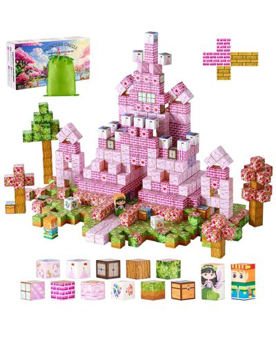 Mecale Princess Castle 100-Piece Magnetic Building Set, Ages 3+