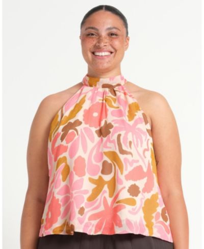 Женский топ ESTELLE Luciana Floral Halter Relaxed Summer