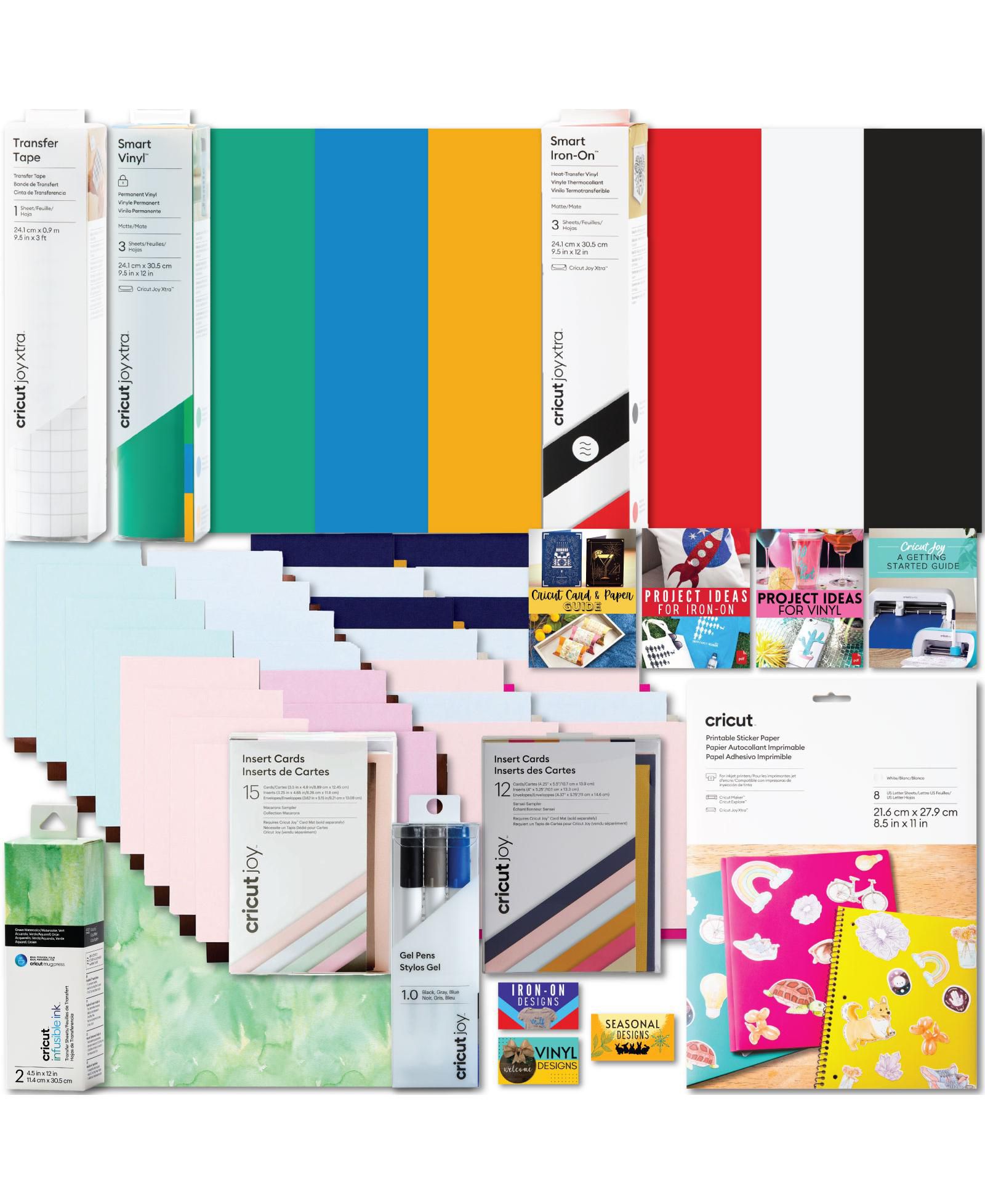 Набор материалов Cricut Deluxe Sampler для станков Cricut Joy Xtra