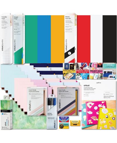 Набор материалов Cricut Deluxe Sampler для станков Cricut Joy Xtra