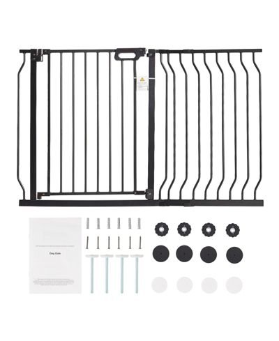 COZITO Extra-Wide Walk-Thru Safety Gate with Auto-Close, 29.5"-48.4", Black