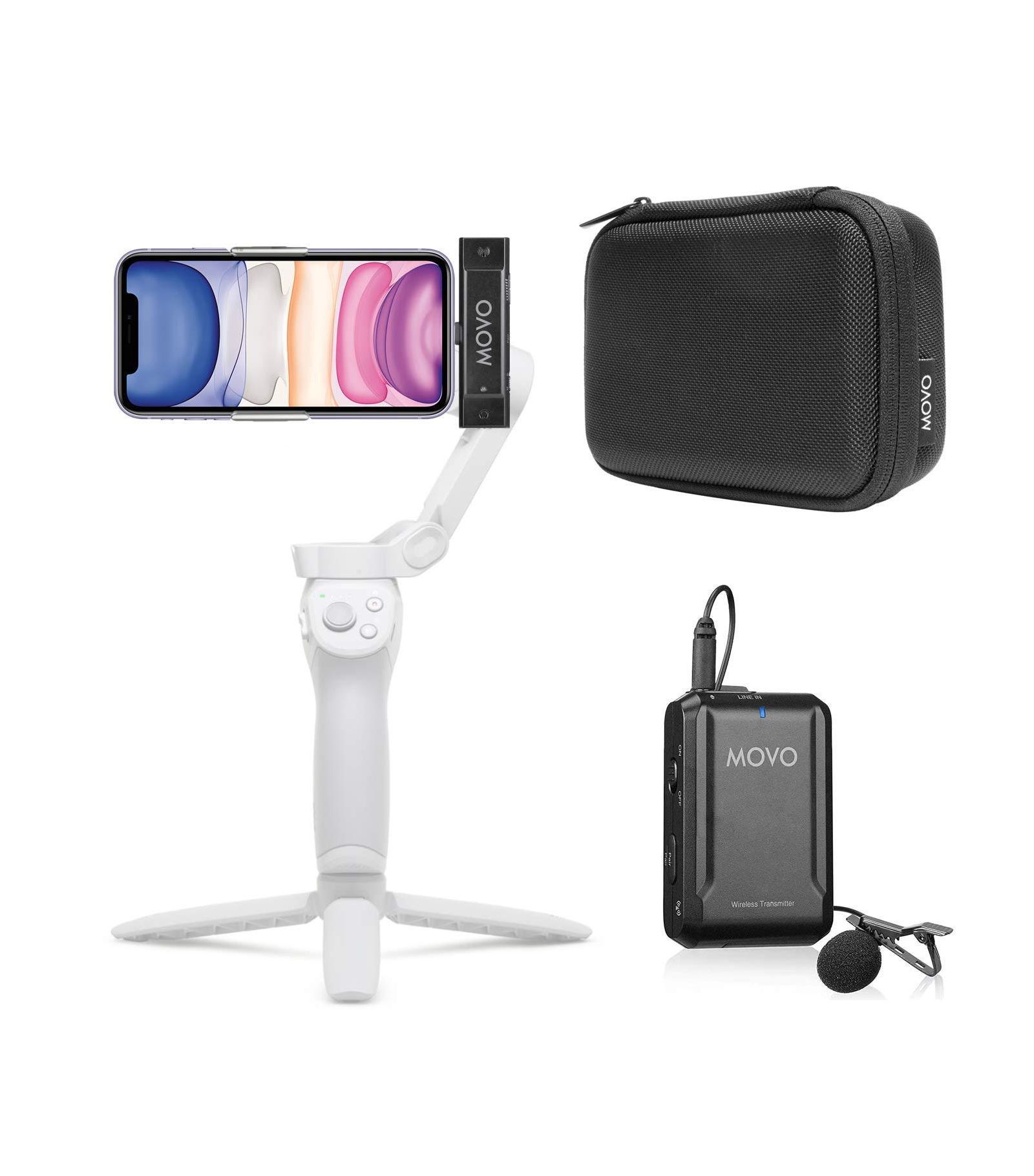 Movo Edge-di Wireless Lavalier Microphone for iPhone (Lightning)
