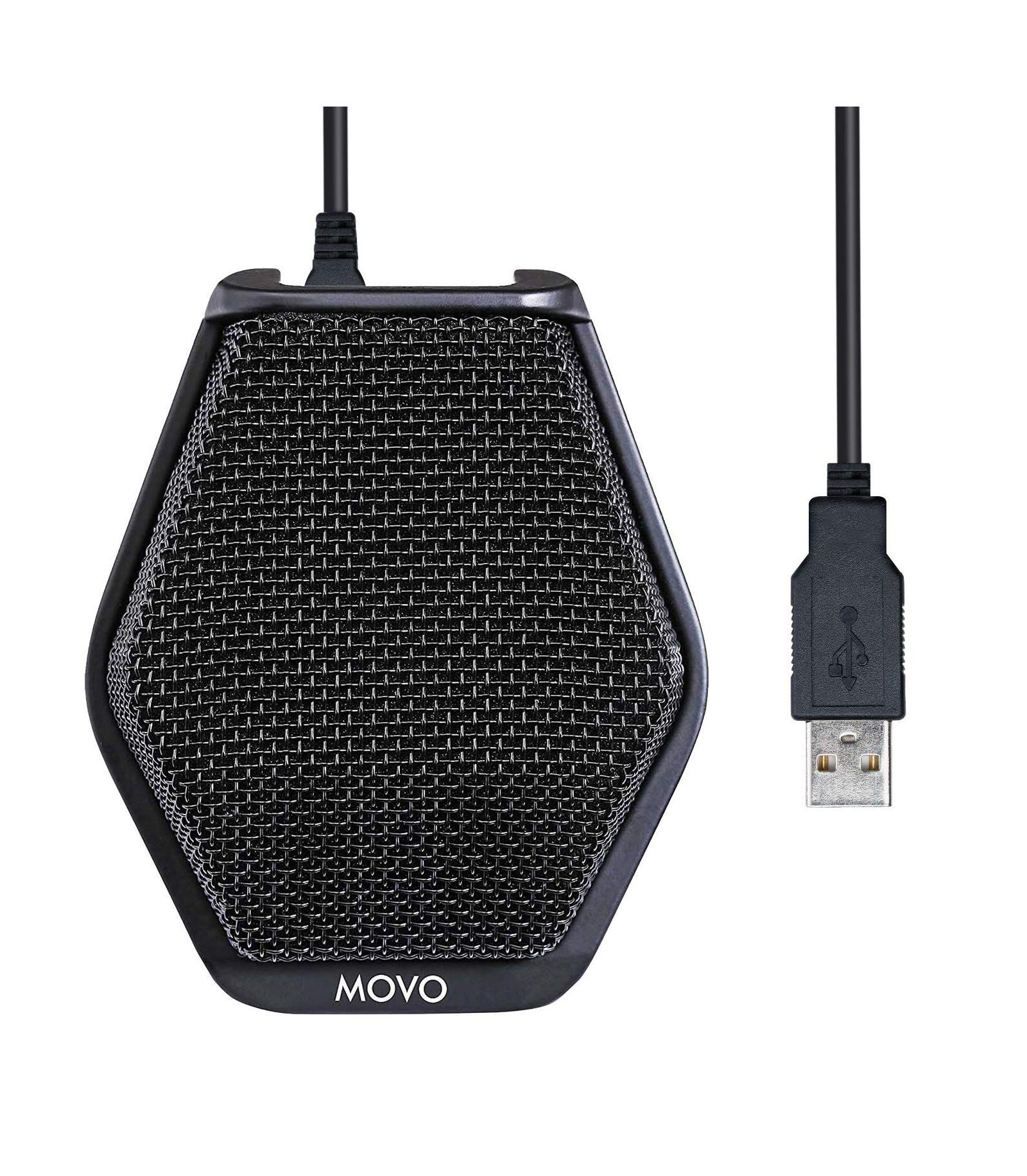 Movo MC1000 Long-Range Desktop USB Microphone for Windows and Mac