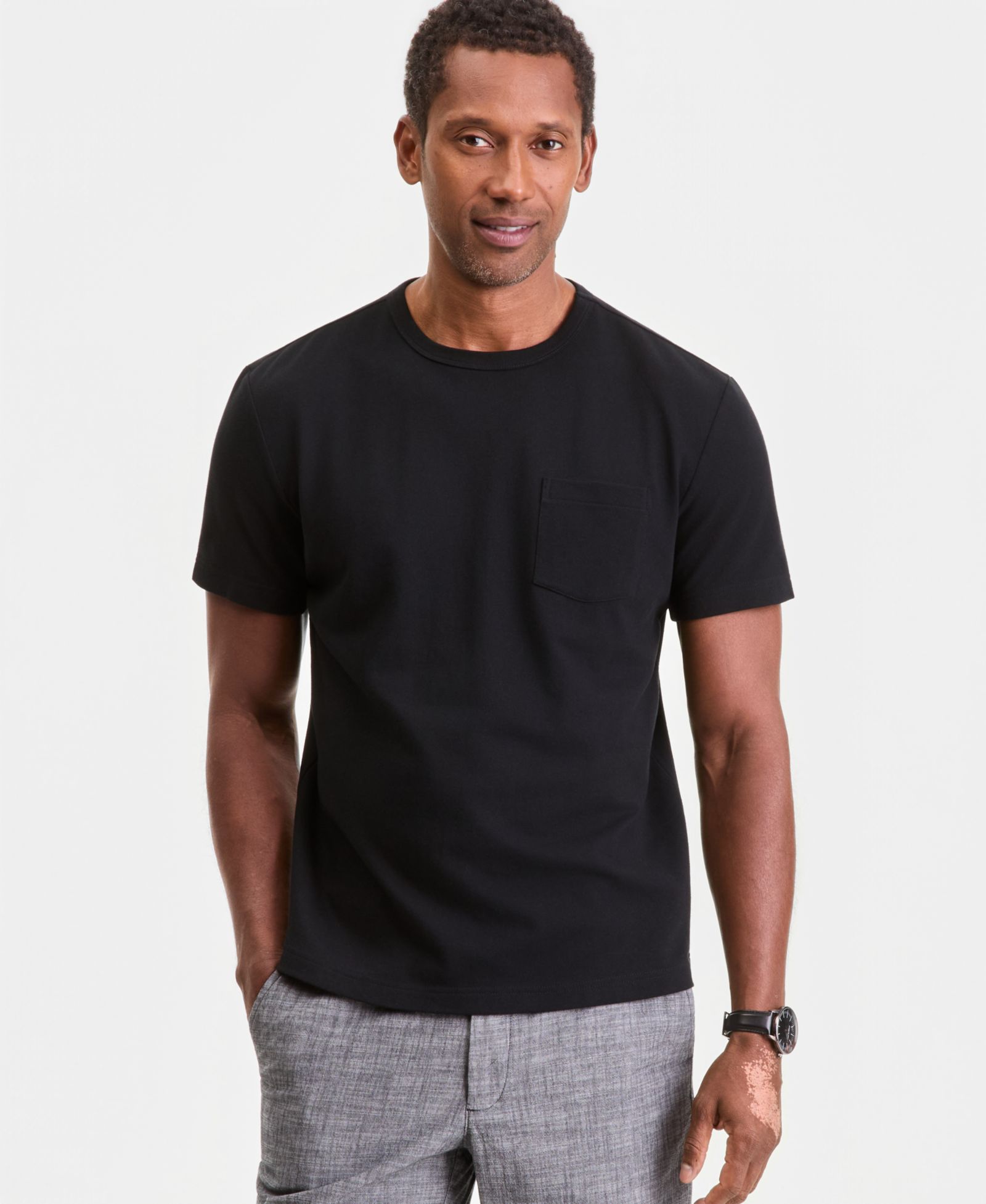 Club Room Men's Short-Sleeve Pique T-Shirt, Macy's Exclusive