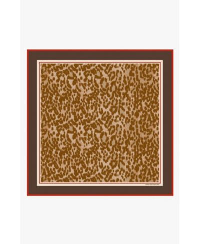 Jessie Zhao New York Leopard Allure Double Sided Silk Scarf