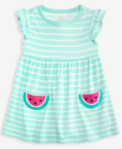 Детское платье First Impressions Striped Watermelon-Pocket