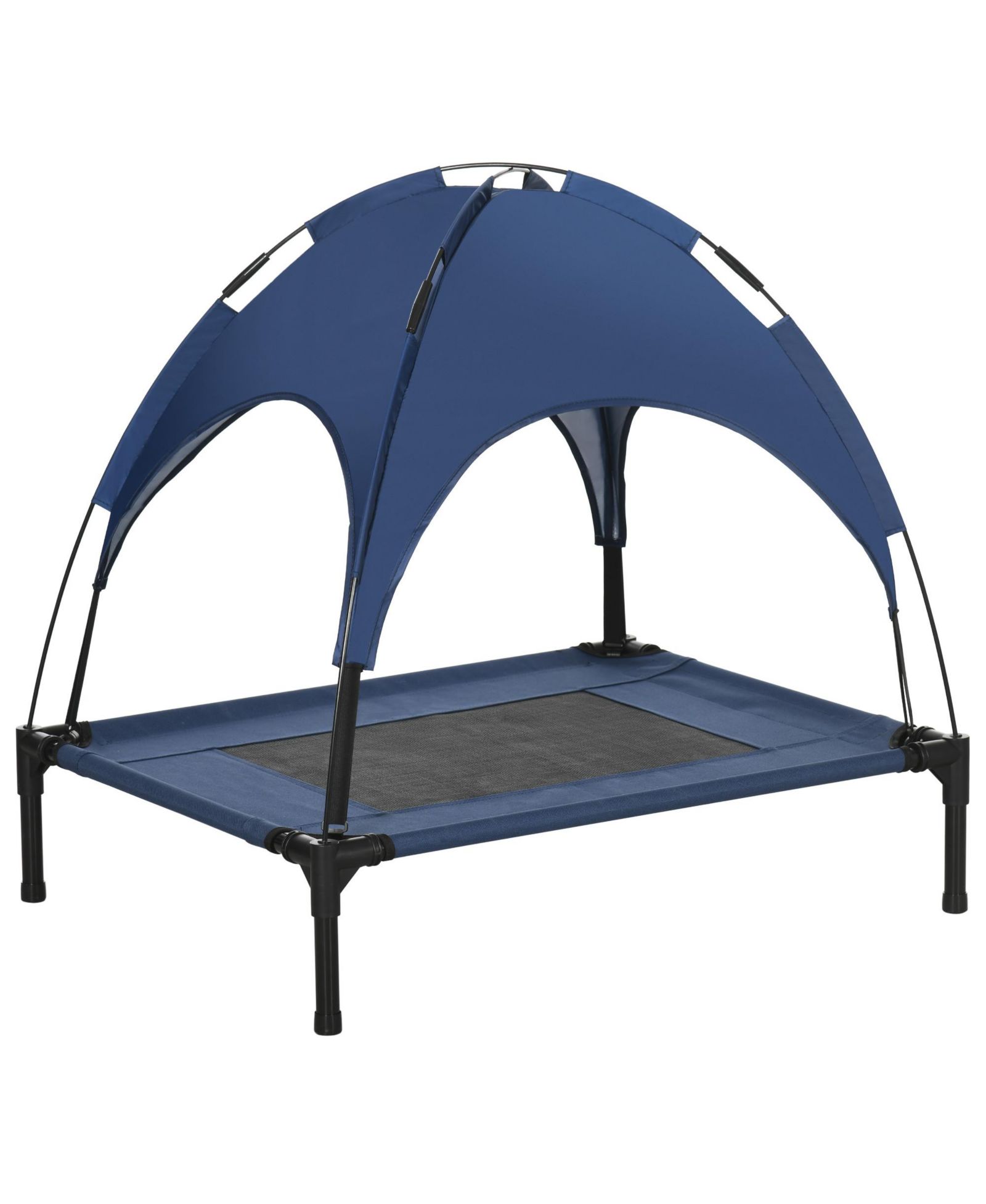 Лежанка для животных PawHut Elevated Pet Bed Foldable Cot Tent Canopy Inst Shelter