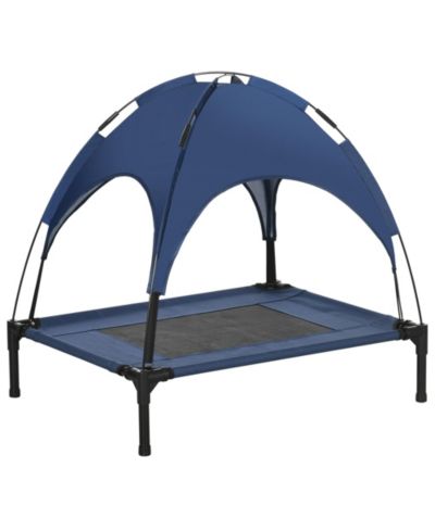 Лежанка для животных PawHut Elevated Pet Bed Foldable Cot Tent Canopy Inst Shelter