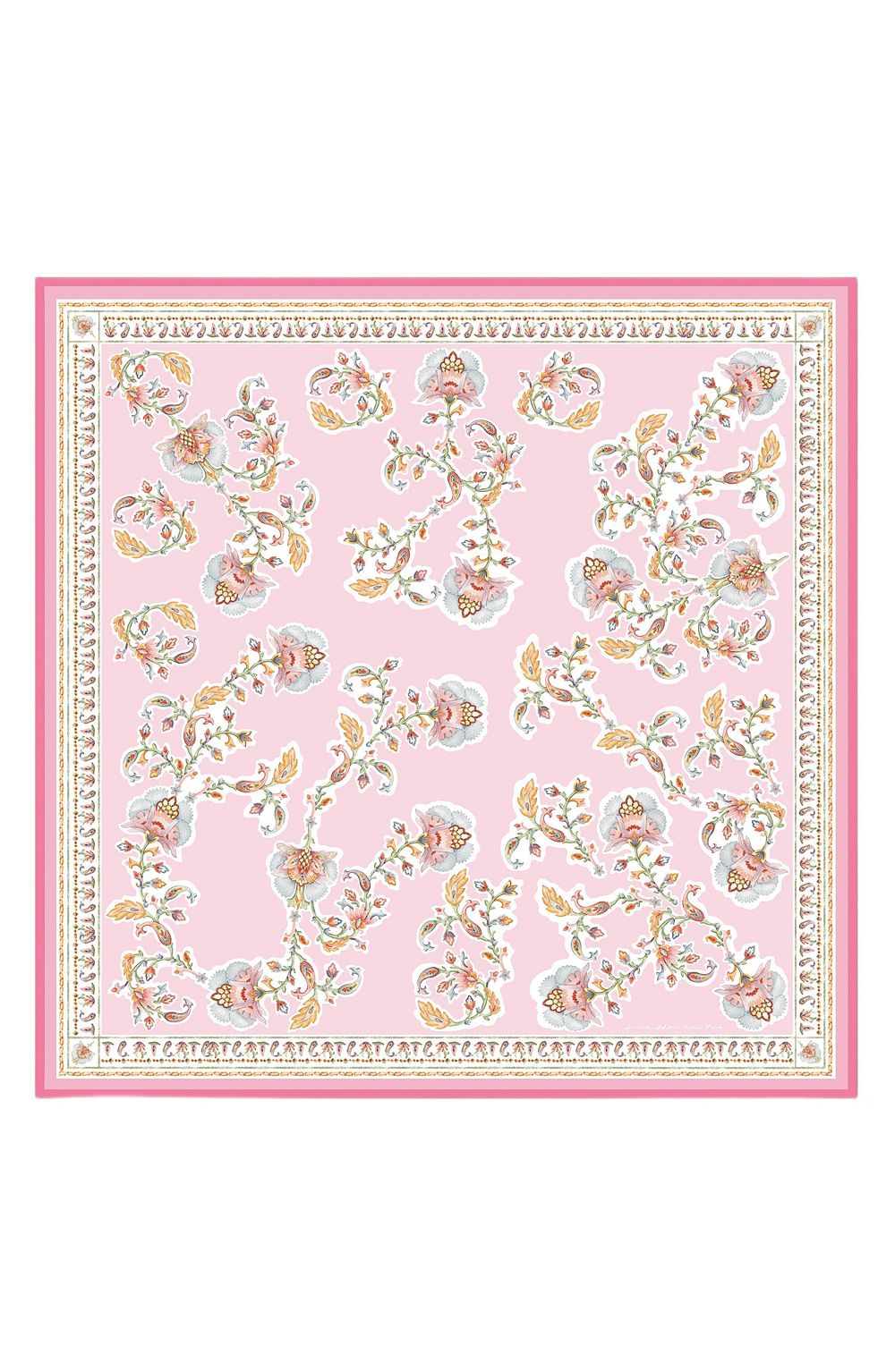 Jessie Zhao New York Blush Charm Double Sided Silk Scarf