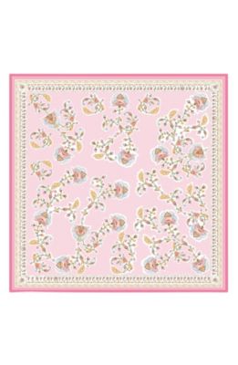 Jessie Zhao New York шелковый шарф двухсторонний, Blush Charm