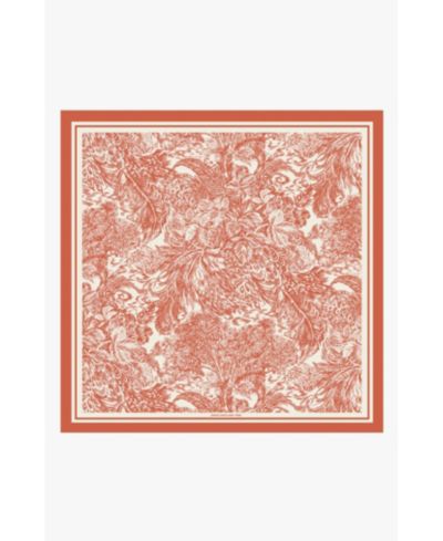 Jessie Zhao New York Terracotta Dream Double Sided Silk Scarf
