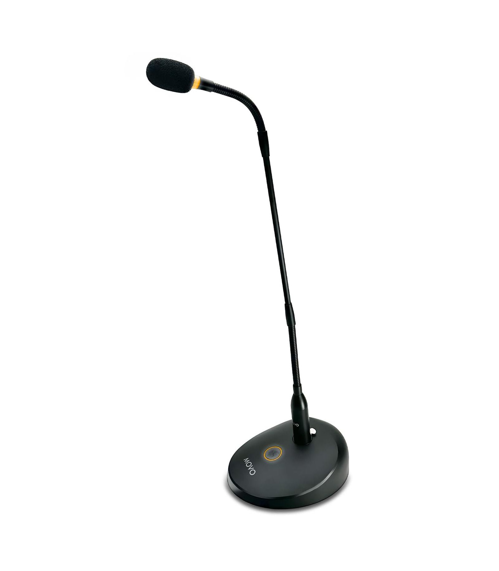 Movo GM-9 Gooseneck XLR-Output Push-to-Talk Microphone for XLR Input