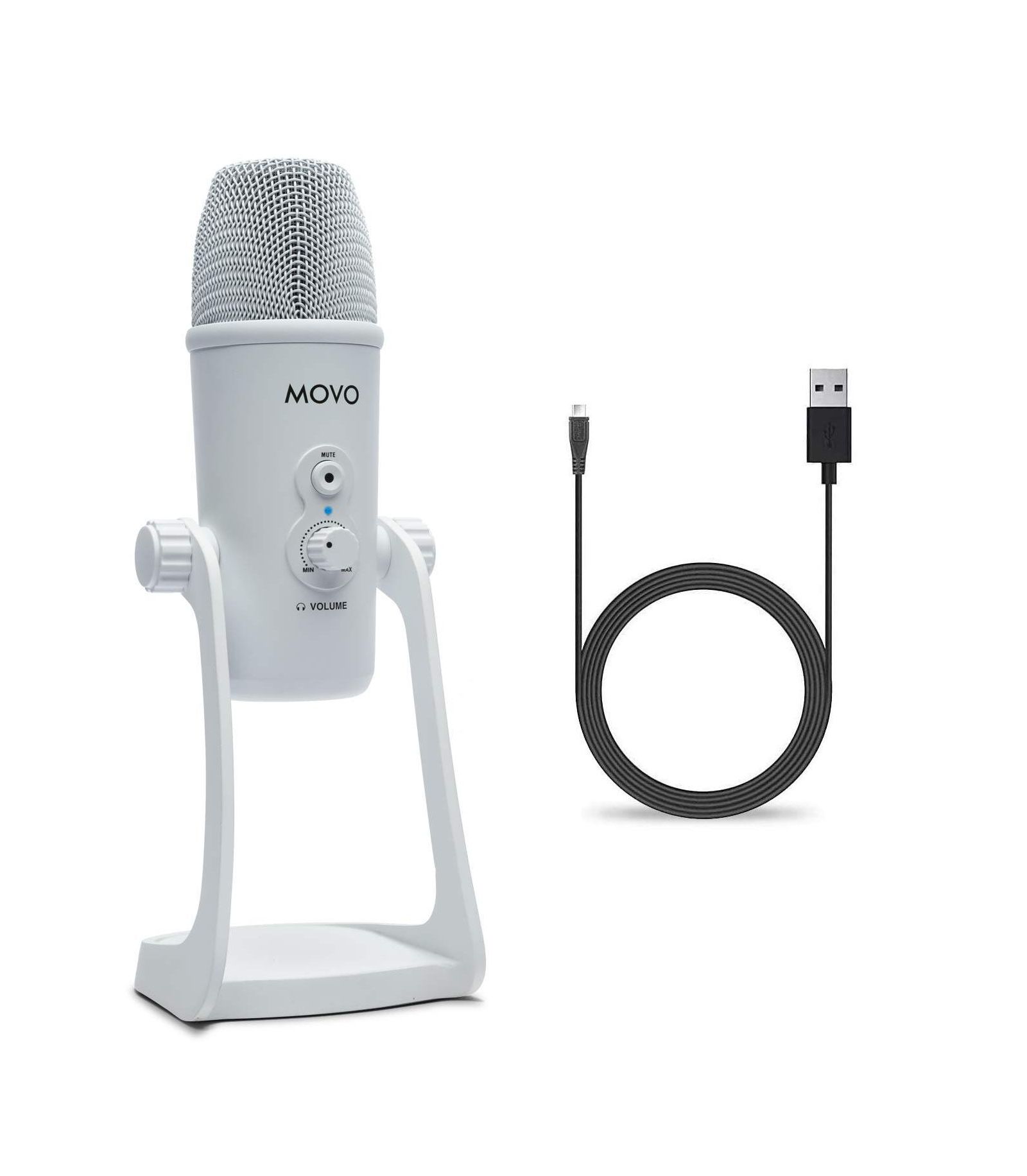 Movo UM700W Adjustable Polar Patterns Microphone for PC/Mac/Android