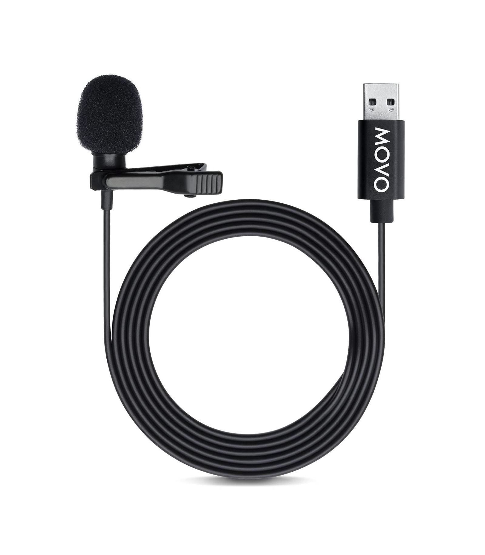 Movo M1 Omnidirectional Lavalier Microphone for PC and Mac