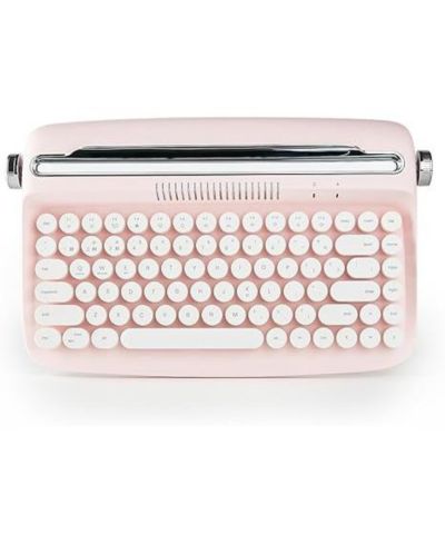 Беспроводная клавиатура ACTTO B303 Retro Bluetooth в стиле печатной машинки с подставкой
