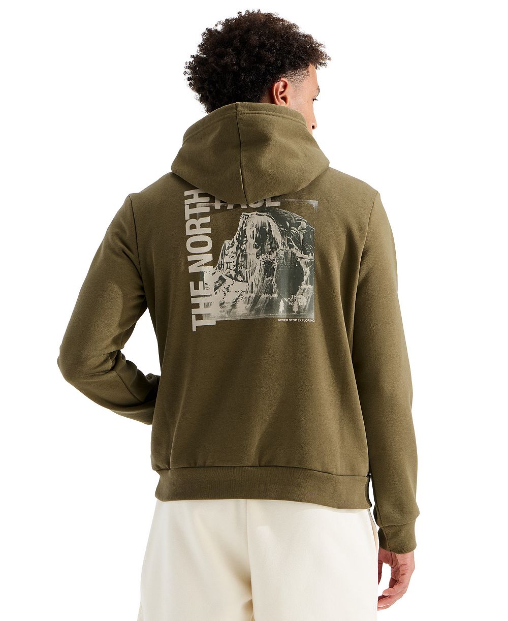 The North Face мужское худи с капюшоном с графическим принтом Evolution Half Dome