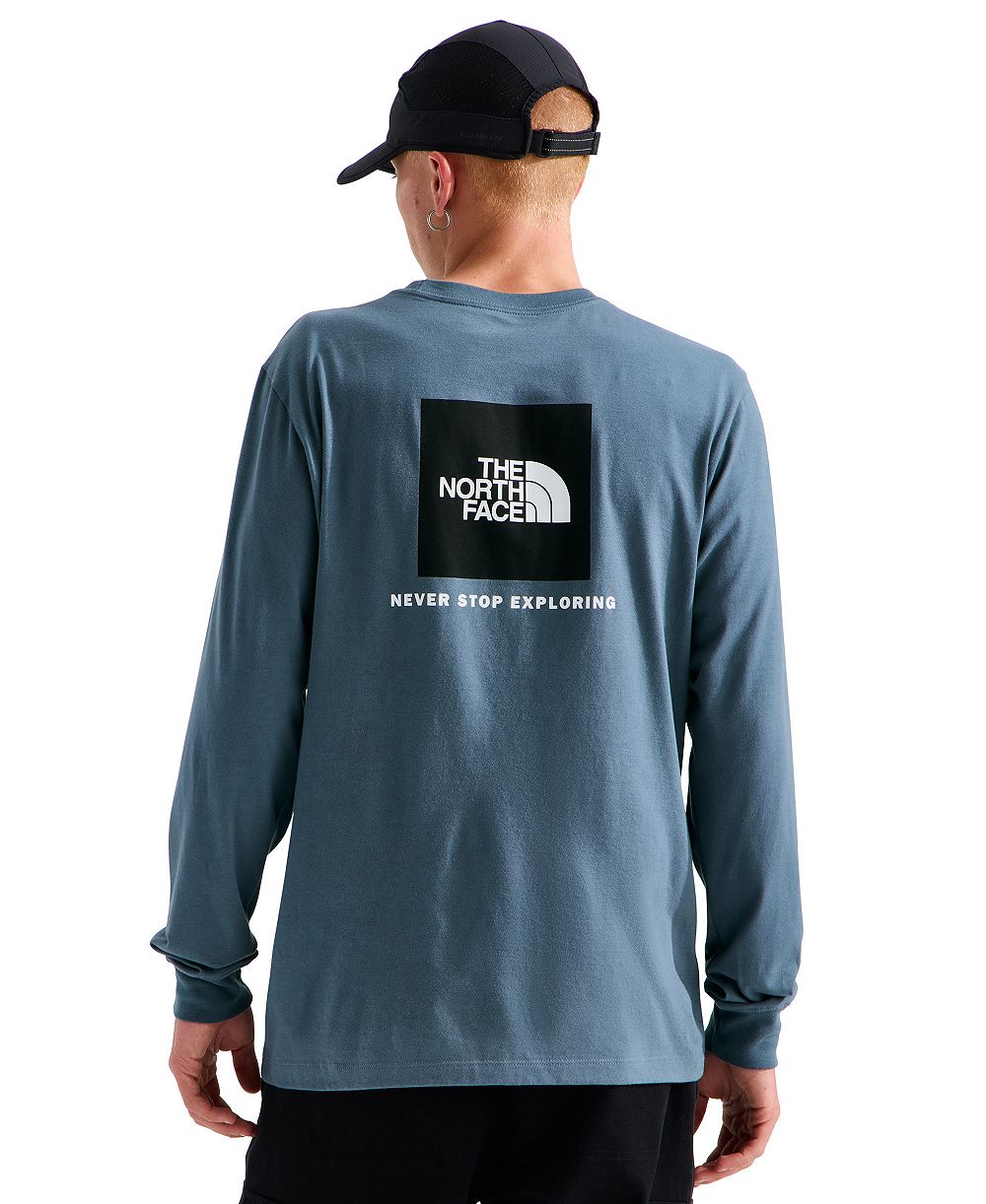 The North Face Men's Evolution Box NSE Long-Sleeve Graphic T-Shirt