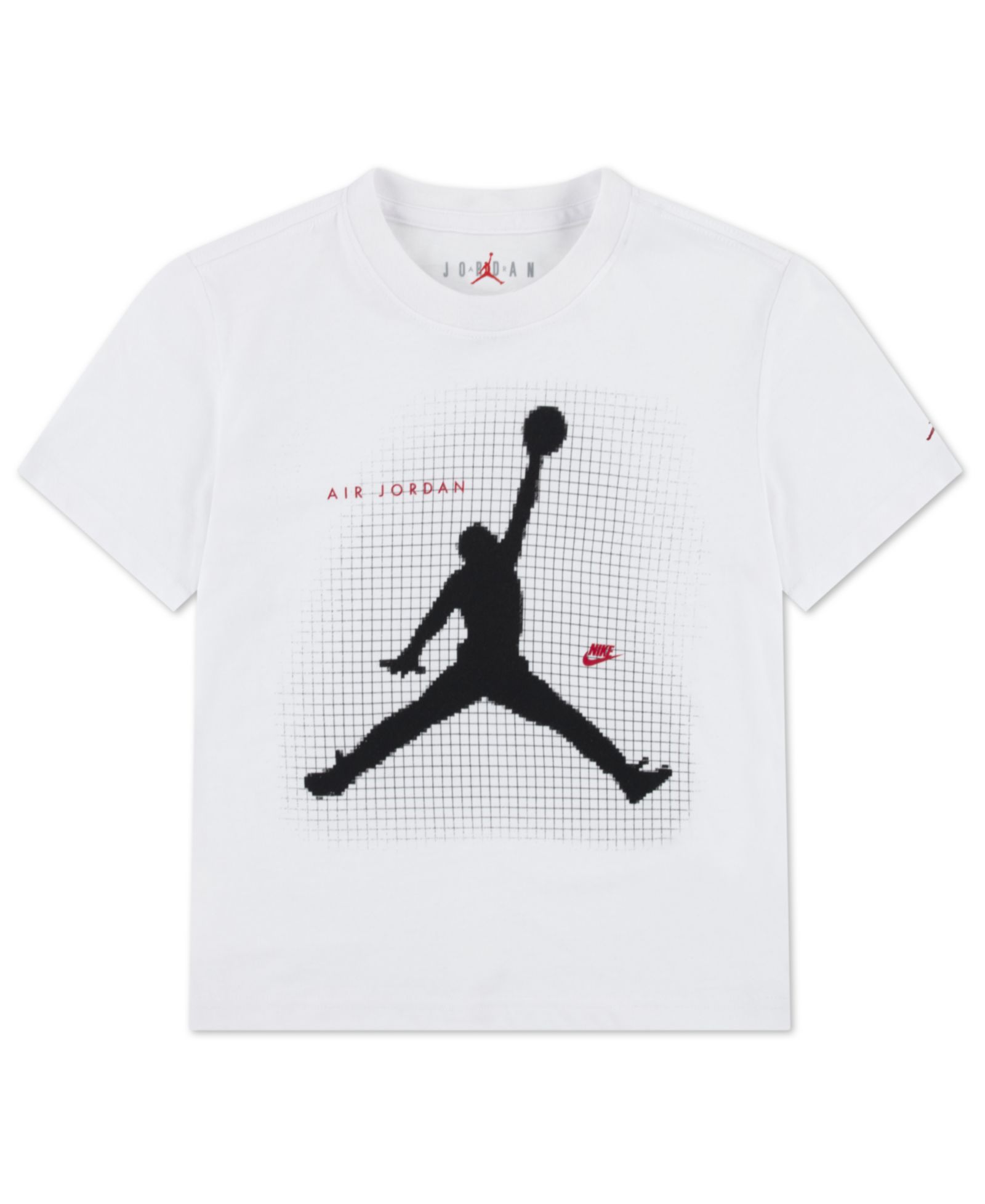 Jordan Boys' 4-7 Jumpman Grid Blur Crewneck T-Shirt