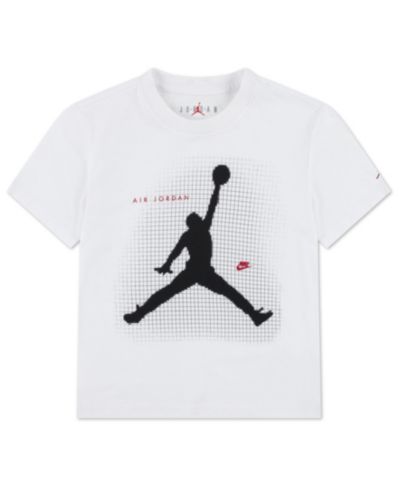 Jordan Boys' 4-7 Jumpman Grid Blur Crewneck T-Shirt