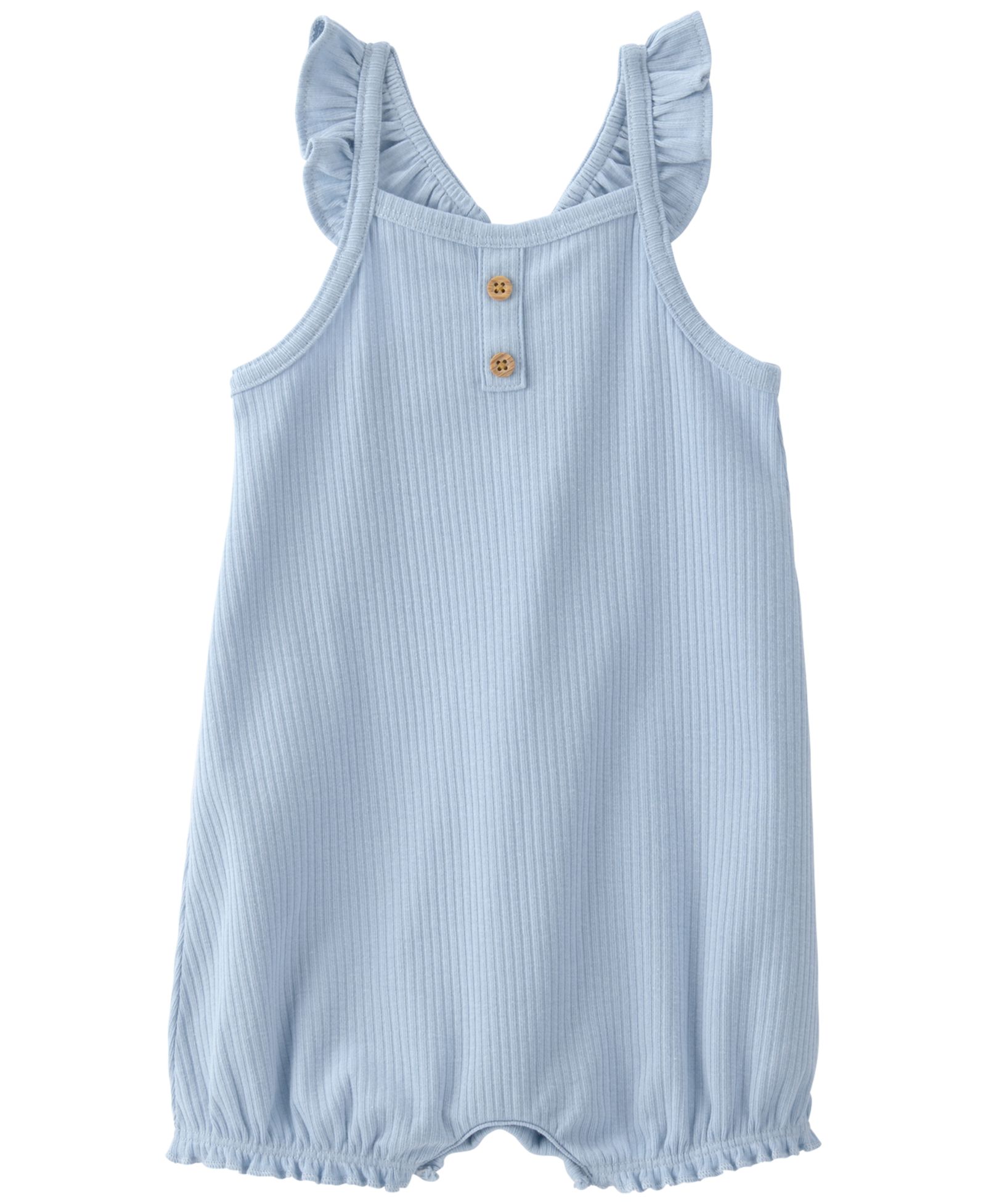 Ромпер Carter's Baby Girls' Sleeveless Blue Ruffled Straps